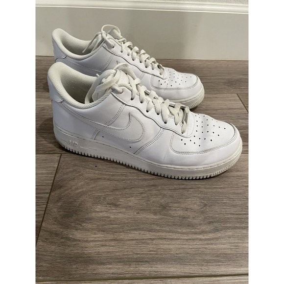 NIKE Air Force 1 One Low Shoes  White - Mens Size 10 main image 7